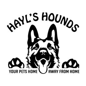 Hayl's hounds is a calgary dog walker specializing in group walks individual walks boarding pet sitting and uses eco-friendly compostable dog waste bags to ensure her calgary based business is environmentally responsible