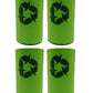 Each 100% recyclable retail packaging of SCHOEP compostable dog bags includes 4 rolls of compostable dog waste bags with have 15 bags per roll giving a total of 60 compostable dog waste bags per packagebags